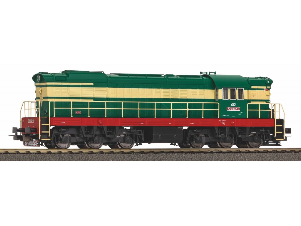 H0 - Dieselová lokomotiva Čmelák BR 770 ČD / DCC zvuk - PIKO 59793