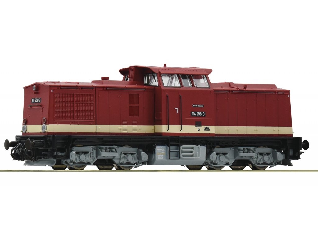 H0 - Dieselová lokomotiva DR 114 298-3 / DCC se zvukem - Roco 70812