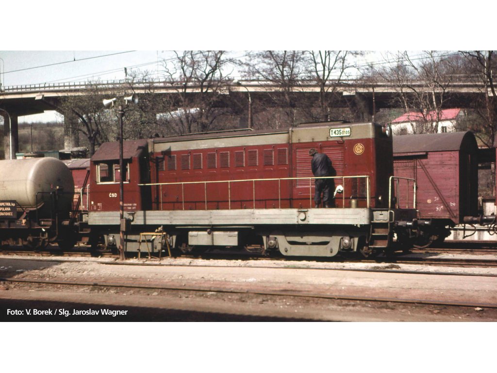 H0 - Dieselová lokomotiva Hektor T435 ČSD III - PIKO 52928