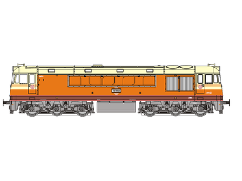 H0 - Dieselová lokomotiva řady T679.024 / Pomeranč ČSD - mtb T679-024