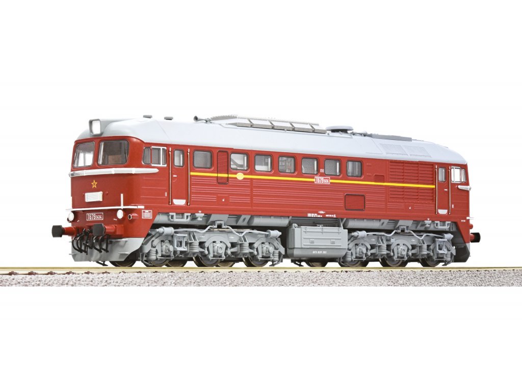 H0 - Dieselová lokomotiva Sergej T 679.1 ČSD / DCC zvuk - Roco 7310040