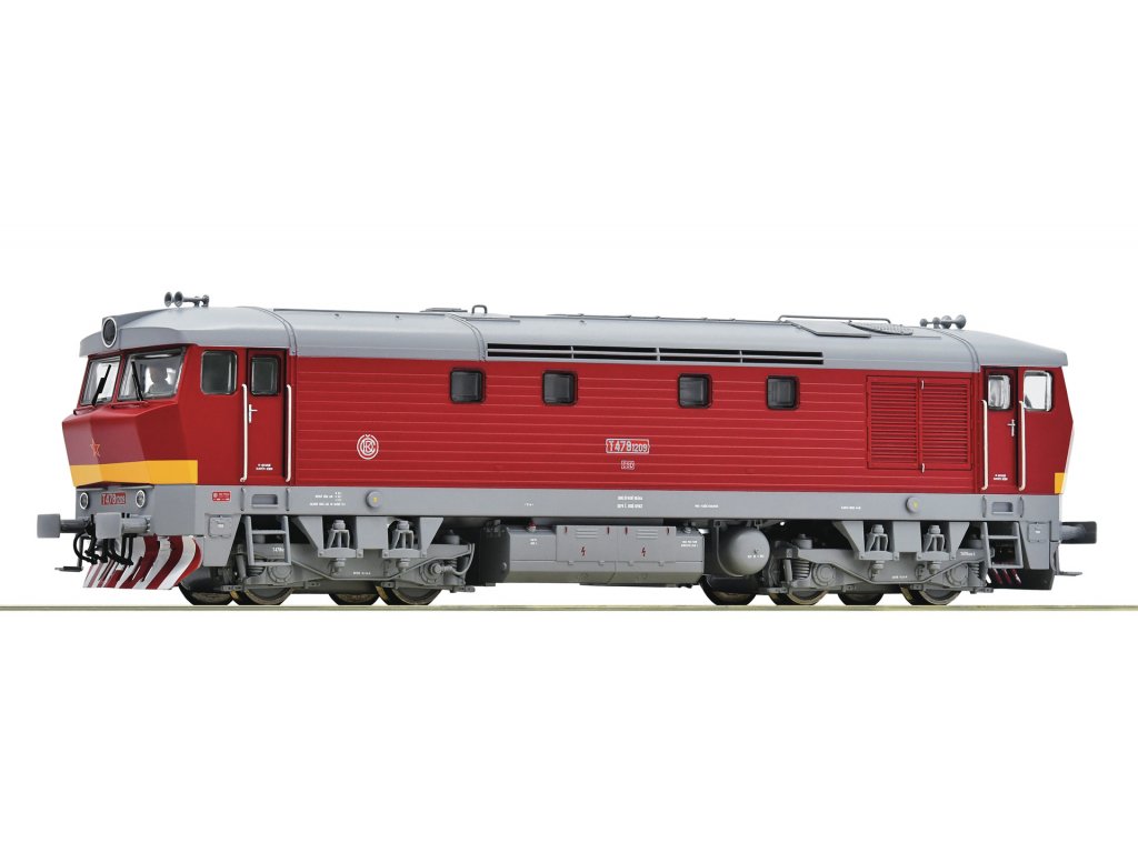 H0 - Dieselová lokomotiva T478.1 Bardotka - Roco 70920