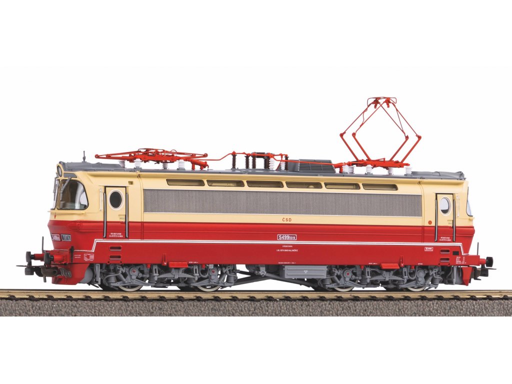 H0 - Elektrická lokomotiva BR 240 / DCC zvuk - Laminátka ČSD - PIKO 51390 | Vlaky Zezulka