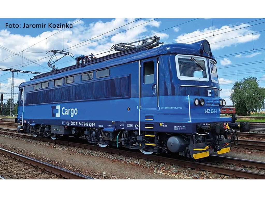 H0 - Elektrická lokomotiva Rh 242 - ČD Cargo - PIKO 97404