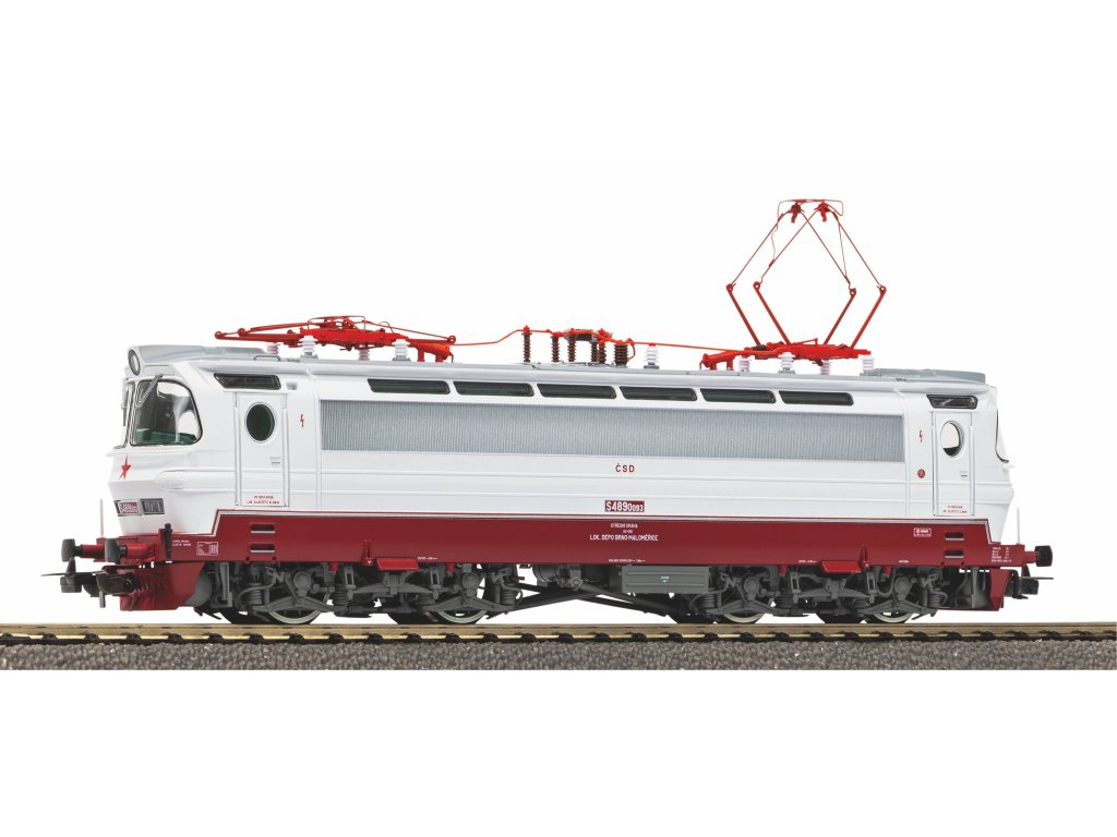 H0 - Elektrická lokomotiva S 489.0 / DCC zvuk - Laminátka ČSD epocha IV - PIKO 21741