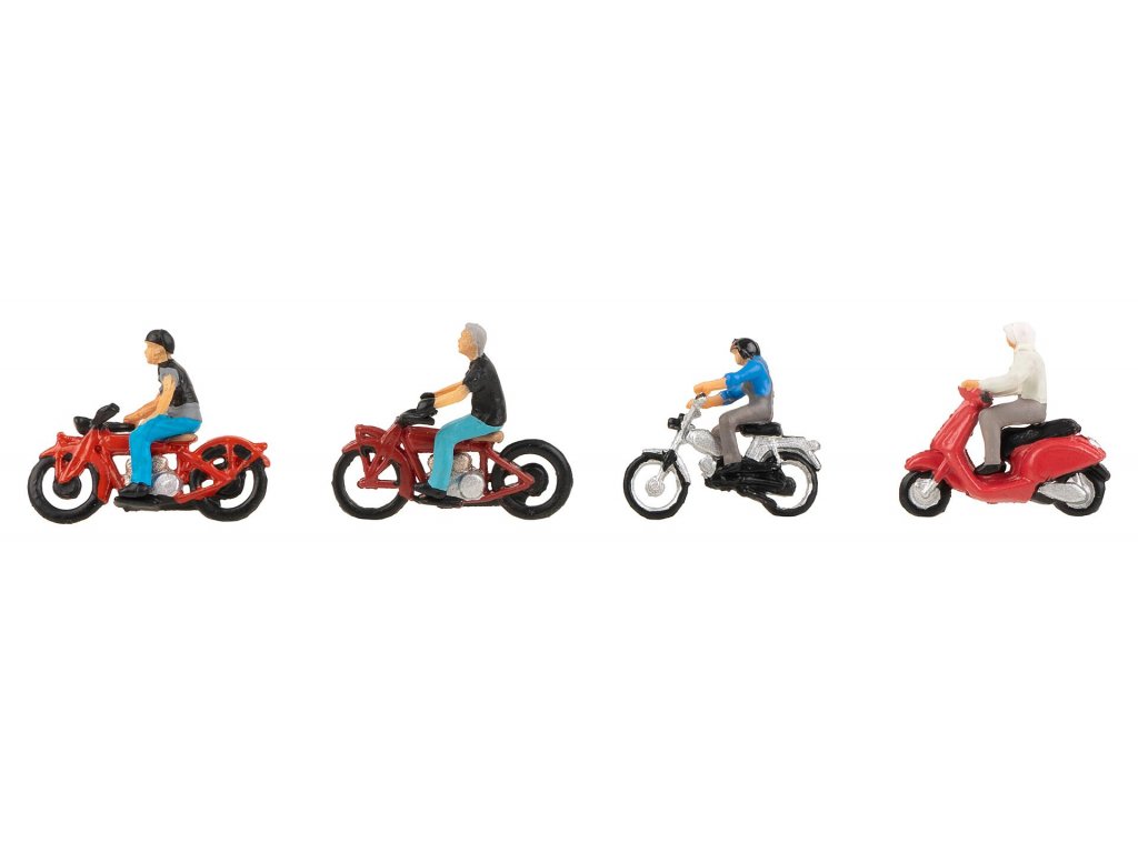 H0 figurky - Motocyklista - Faller 151669