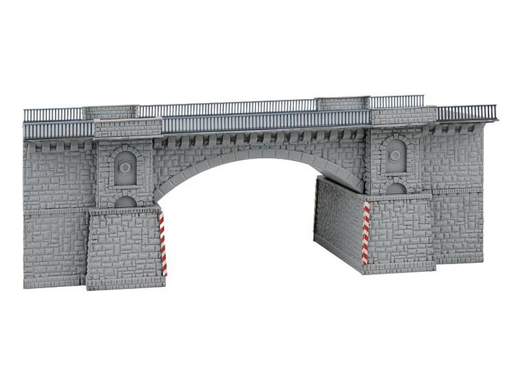 H0 - Kamenný železniční / silniční most - Faller 191773