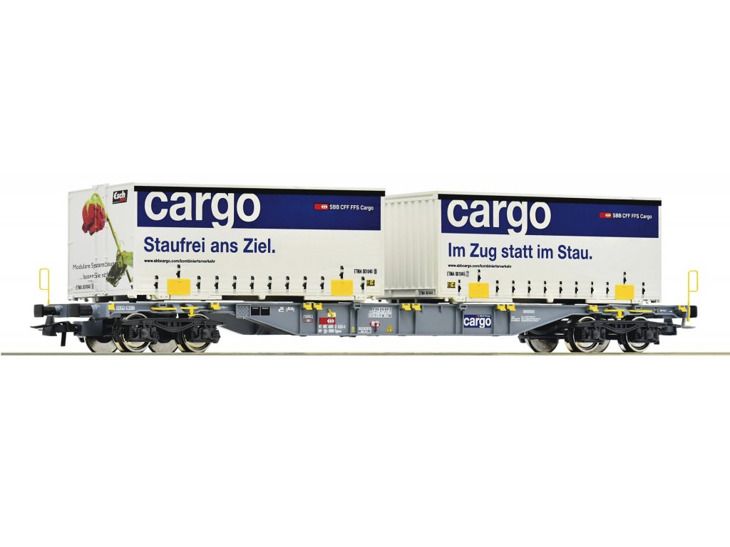 H0 - Kontejnerový vůz Sgnss cargo - Roco 77341