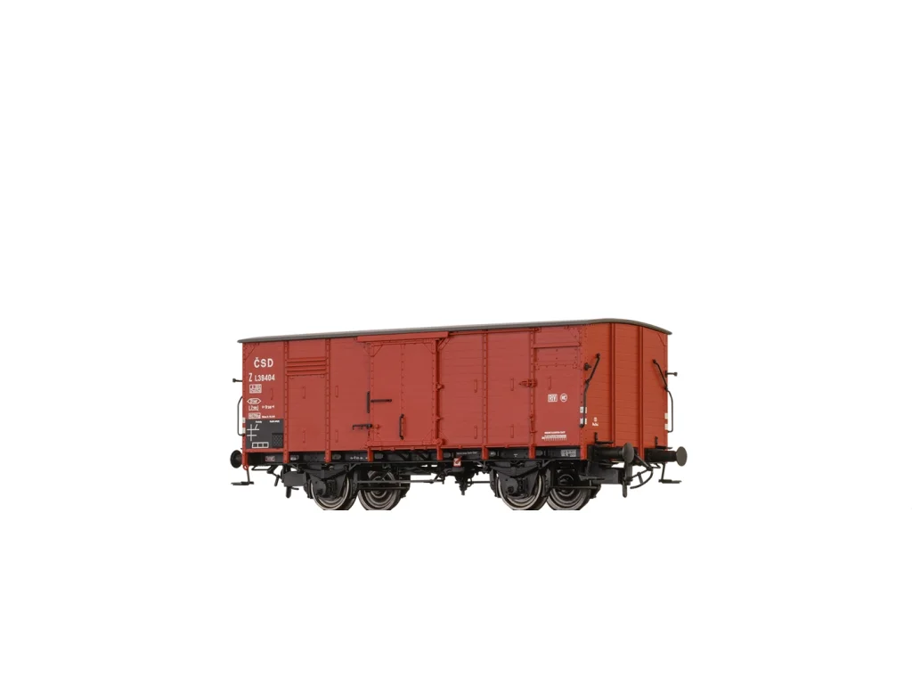H0 - Krytý nákladní vůz ČSD / typ Z G 10 - BRAWA 51252