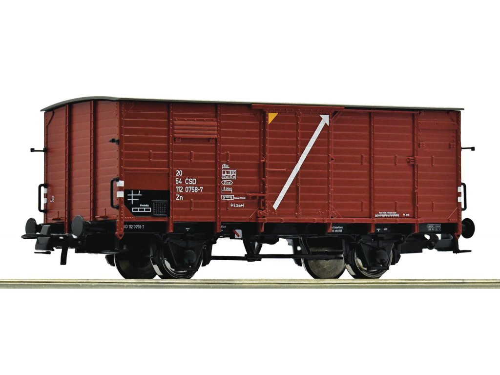 H0 - Krytý nákladní vůz Zn / ČSD - Roco 76323