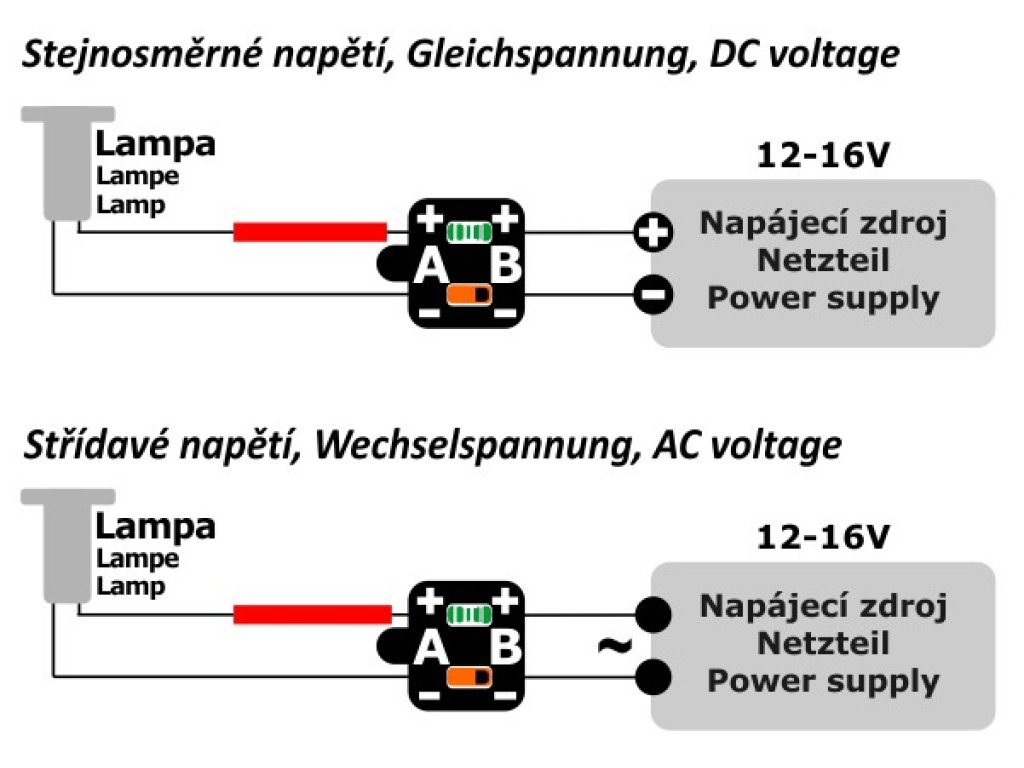 H0 - Nádražní lampa typ C / LED žluté světlo - JM DETAL 411101