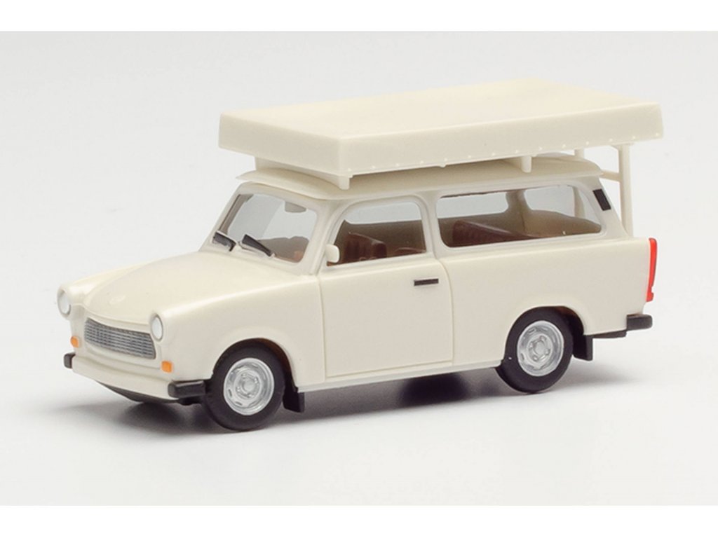 H0 - Osobní automobil Trabant 601 se střešním stanem - Herpa 024181-002