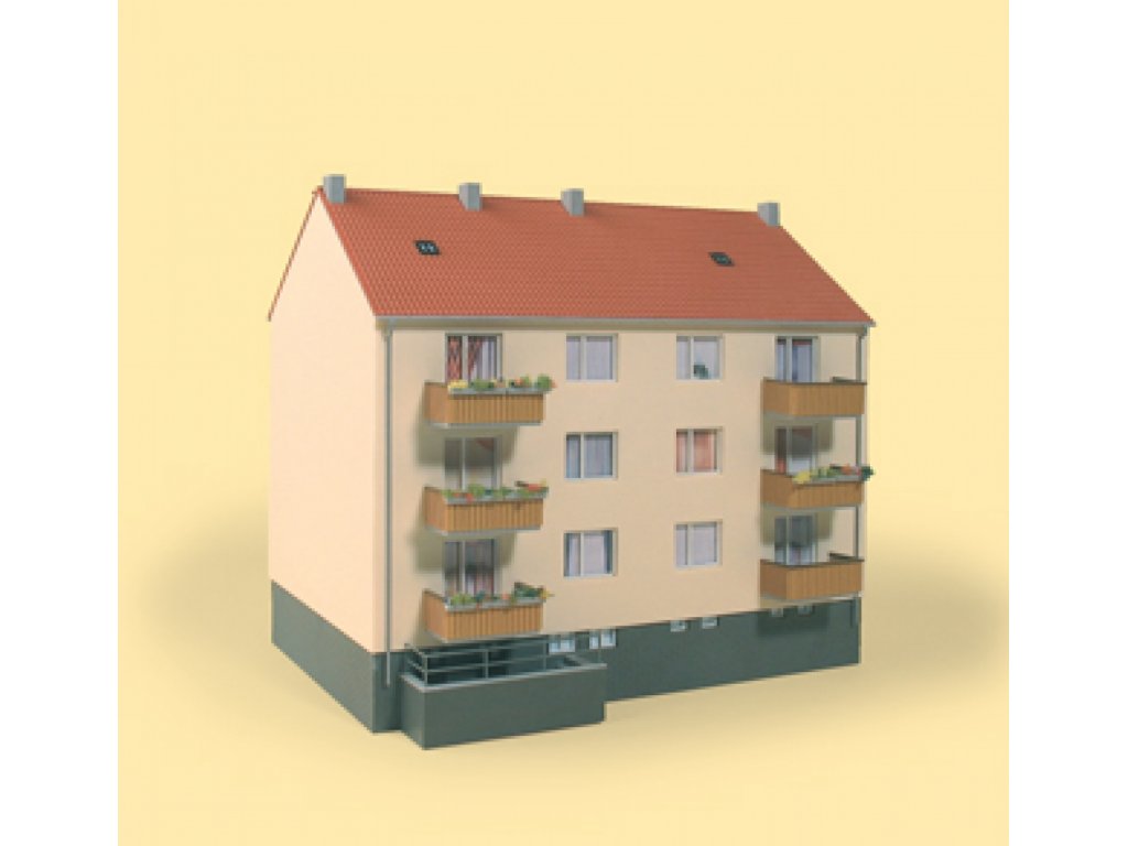 H0 - Panelový dům - auhagen 11402