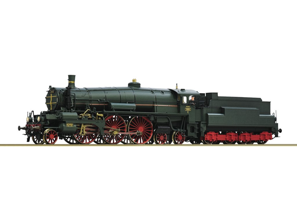 H0 - Parní lokomotiva Hrboun řady 31001 K.W.St.E. / DCC zvuk - Roco 7110013