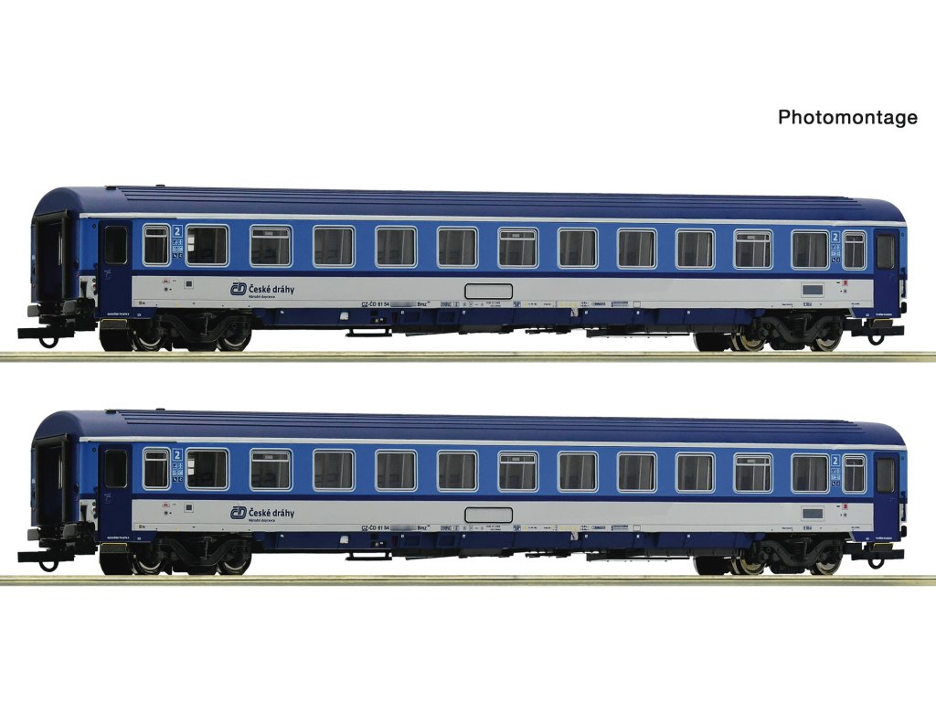 H0 - Rychlíkové vozy Eurofima 2.třída / typ Bmz - Roco 6200157