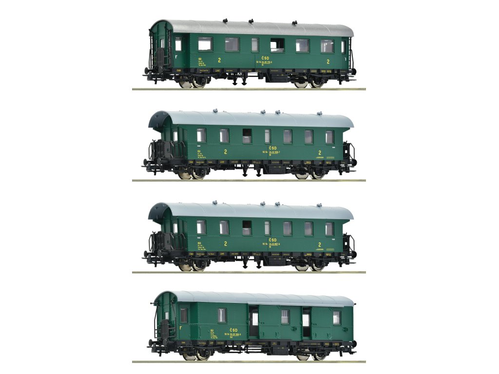 H0 set - Osobní vůz 2 třídy / ČSD - Roco 6200088