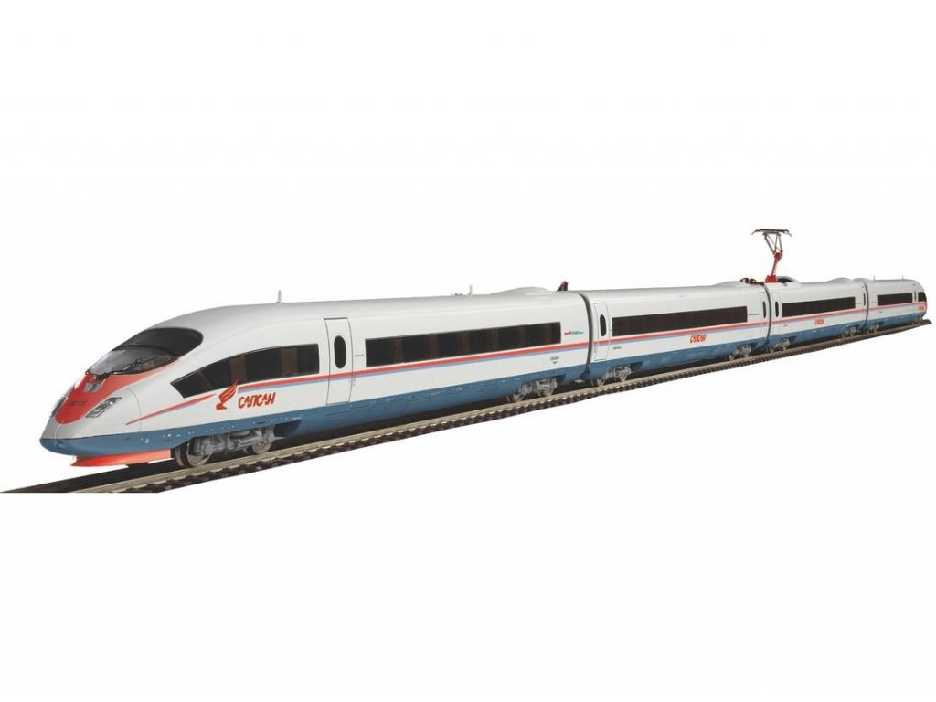 H0 - Set s elektrickou lokomotivou ICE Sapsan - kolejivo s podložím - PIKO 97927