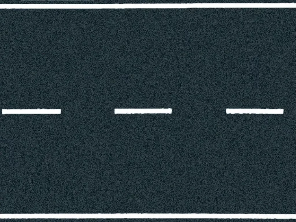 H0 - Silnice asfaltová černá přímá 66 mm - Noch 60706