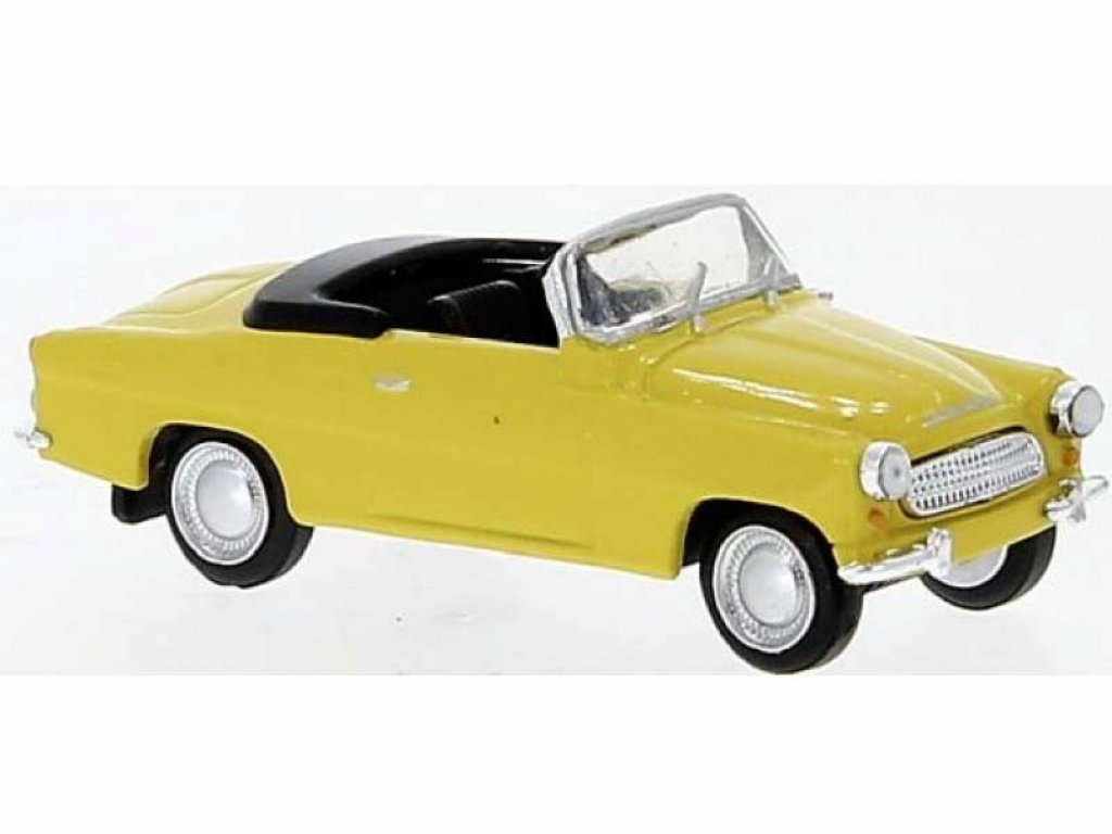 H0 - Škoda Felicia žlutá 1959 - Brekina 27439