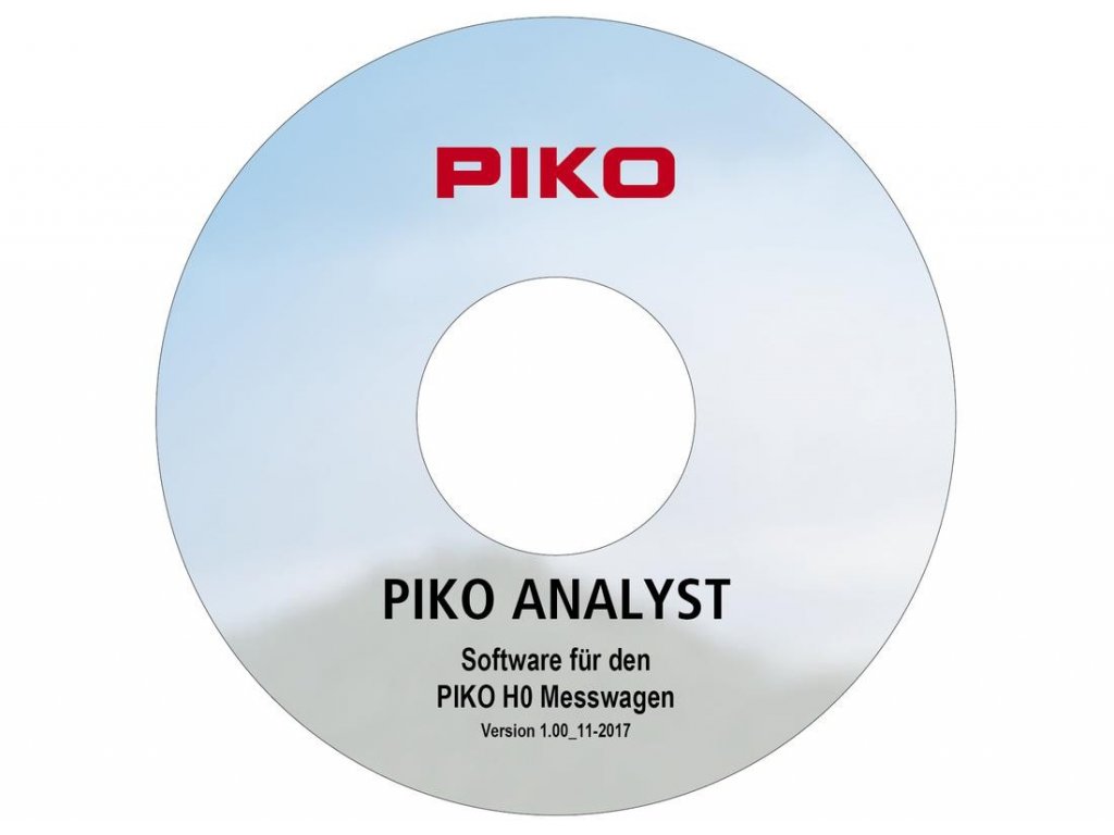 H0 - Software pro živé zobrazení naměřených hodnot měřícího vozu - PIKO 55051