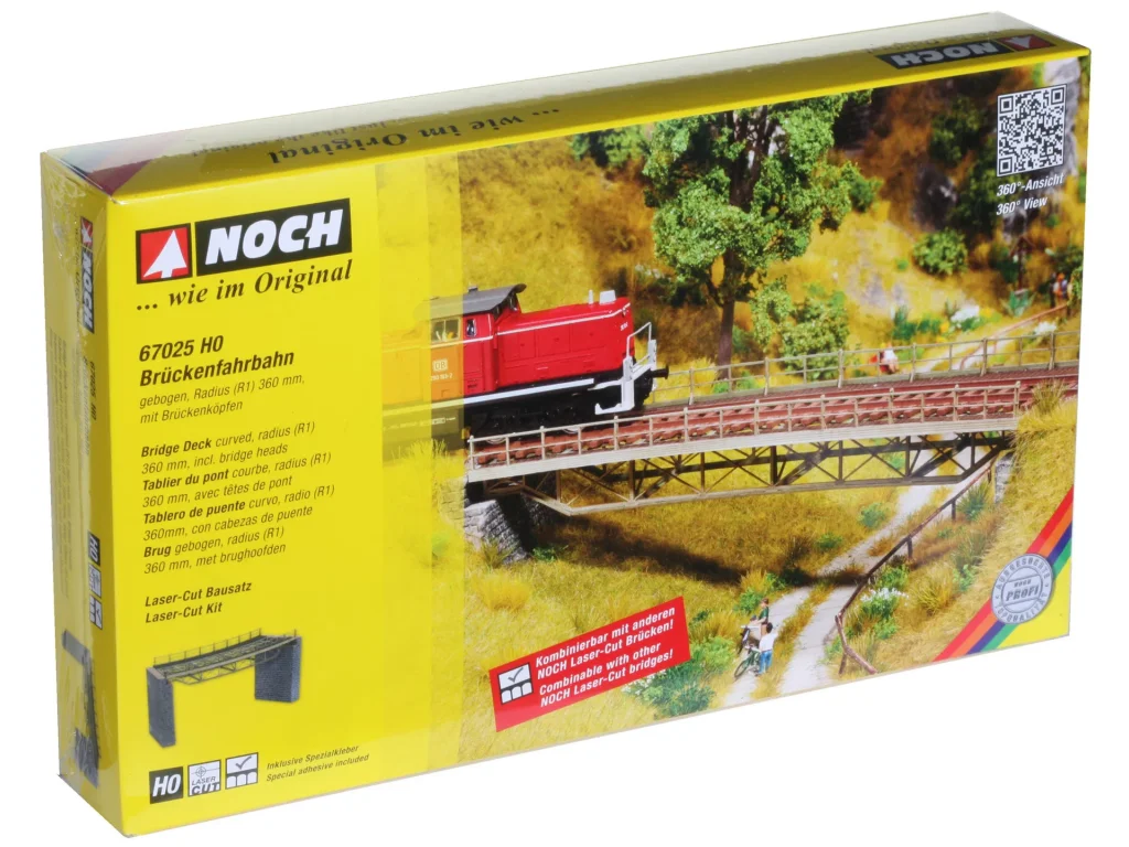 H0 - Stavebnice železničního mostu / obloukový R1 360 mm - Noch 67025