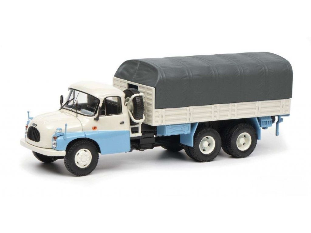 H0 - Tatra T148 korba s plachtou modrá / bílá - Schuco 452663000