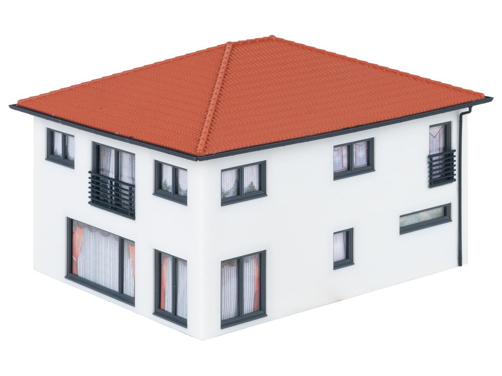 H0 - Tento moderní dům s elegantní střechou - Faller 130648