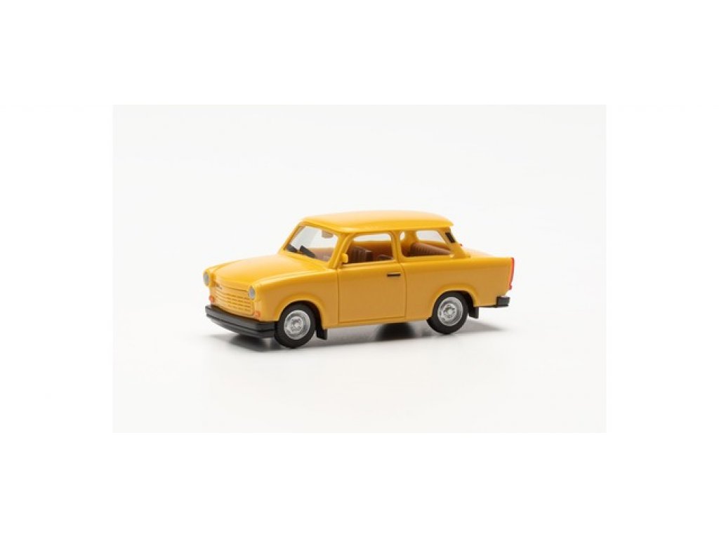 H0 - Trabant 1.1 / barva tmavě žlutá - Herpa 027342-004