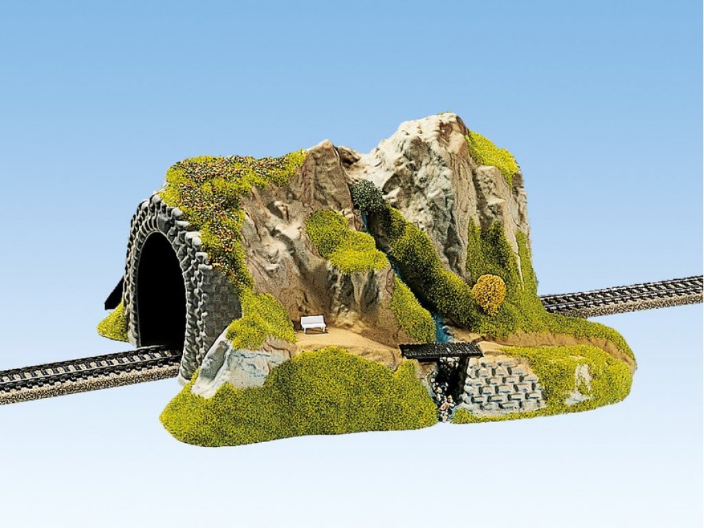 H0 - Tunel s cestou jednokolejný - Noch 02200