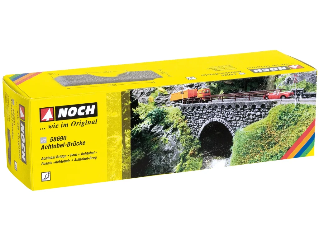 H0 - Viadukt kamenný přímý 234 mm - Noch 58690