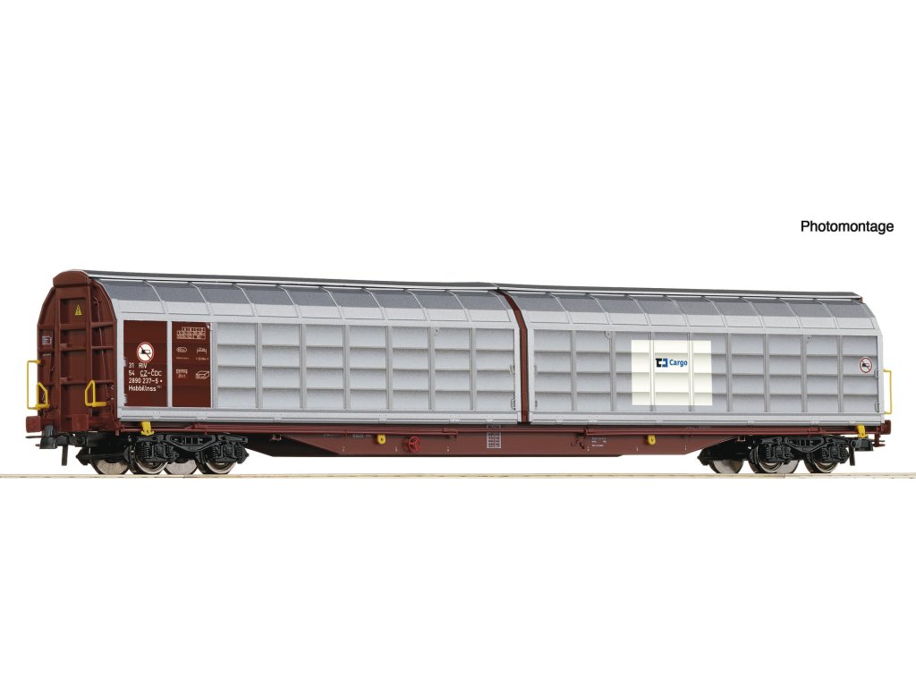 H0 - Vůz s posuvnou stěnou typu Habbillnss / ČD Cargo - Roco 6600167