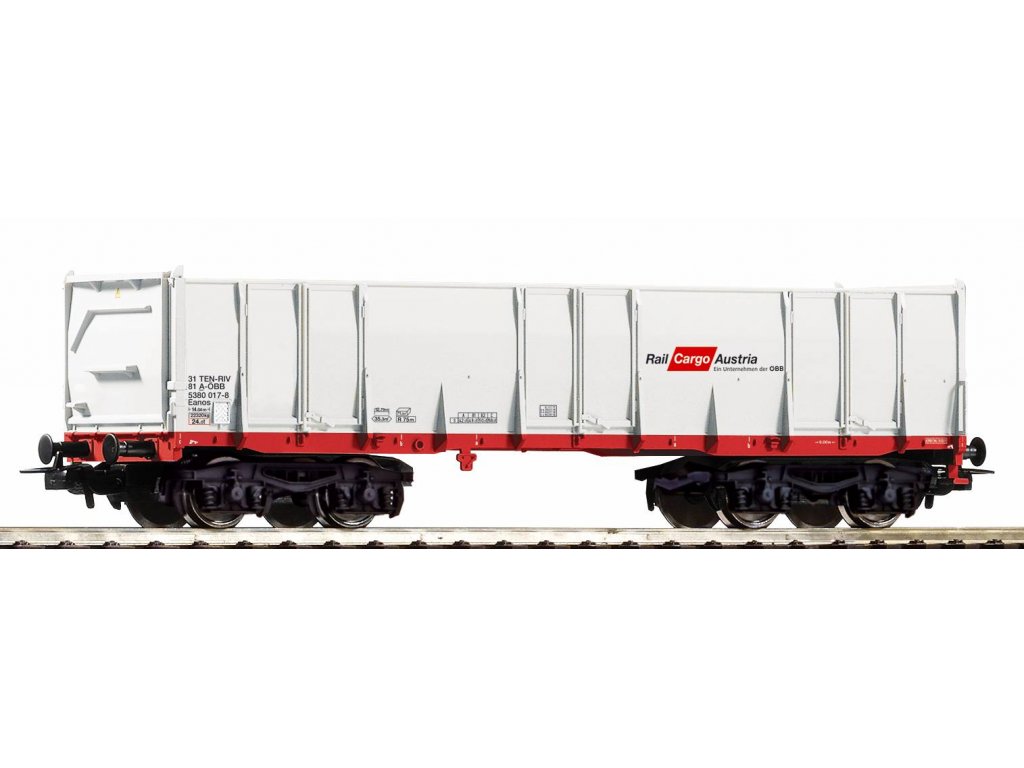 H0 - Vysokostěnný nákladní vůz Eanos / RailCargoAustria - PIKO 58798