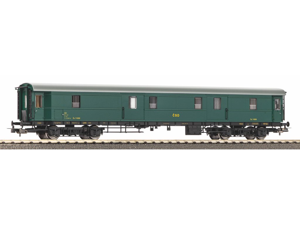 H0 - Zavazadlový vůz ČSD epocha III - PIKO 53201