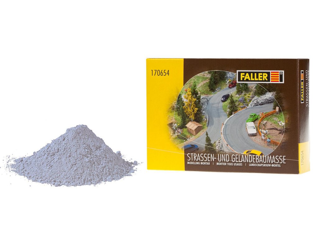 Modelovací hmota - tmavě šedá - Faller 170654