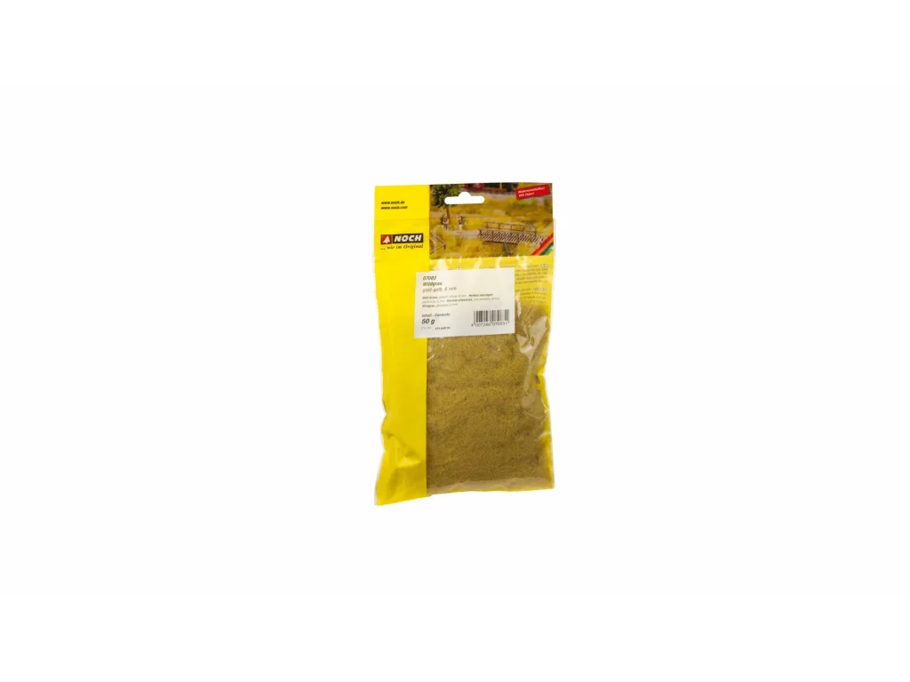 Statická tráva - planá zlatě žlutá 6 mm - NOCH 07083