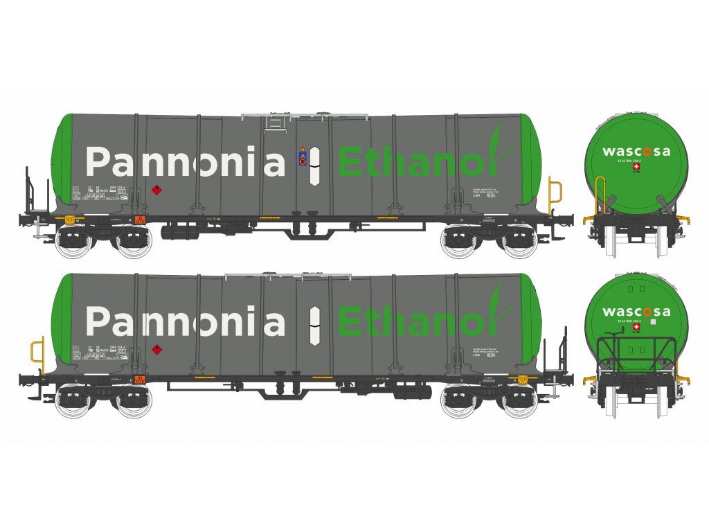 TT - 4-osý cisternový vůz řady / Zacns 98 Pannonia Ethanol - Igra Model 96200014