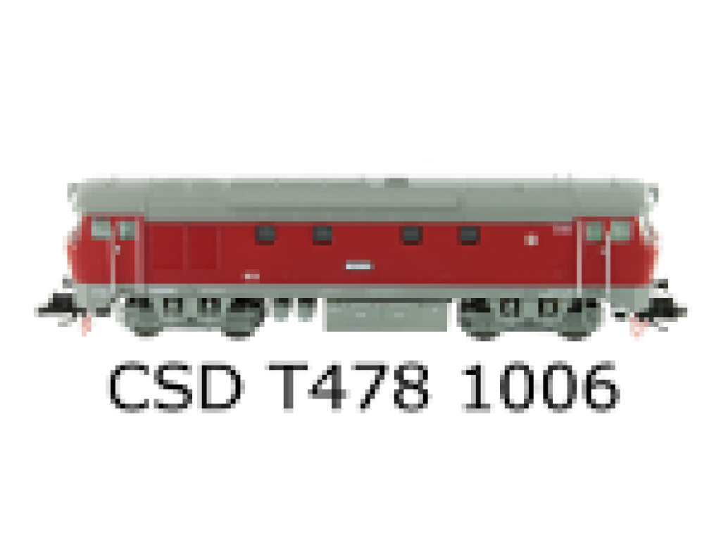 TT - Dieselová lokomotiva T478 1006 / Bardotka - mtb T4781006
