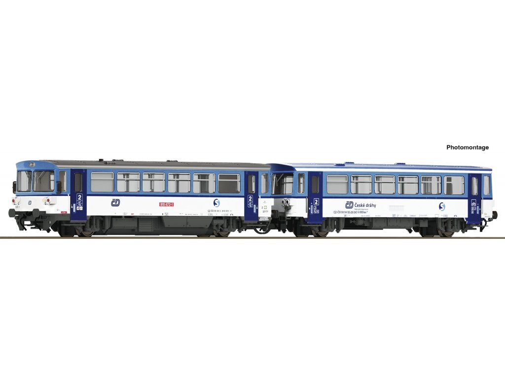 TT - Dieselový motorový vůz 810 472-1 ČD - Roco 7780004