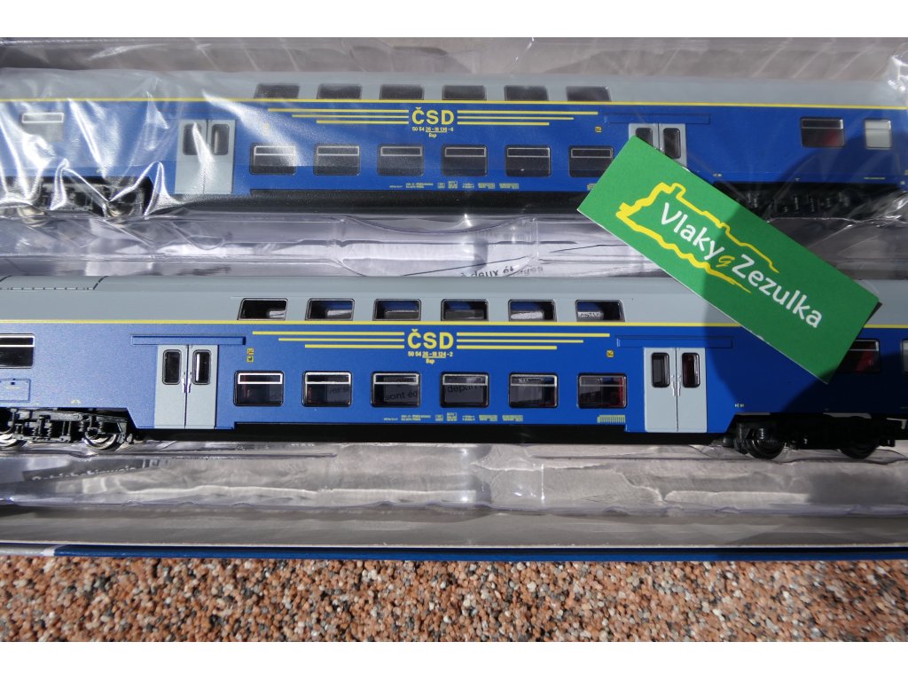 TT - Dvoupatrový vůz typ Bap / ČSD - Roco 6280027