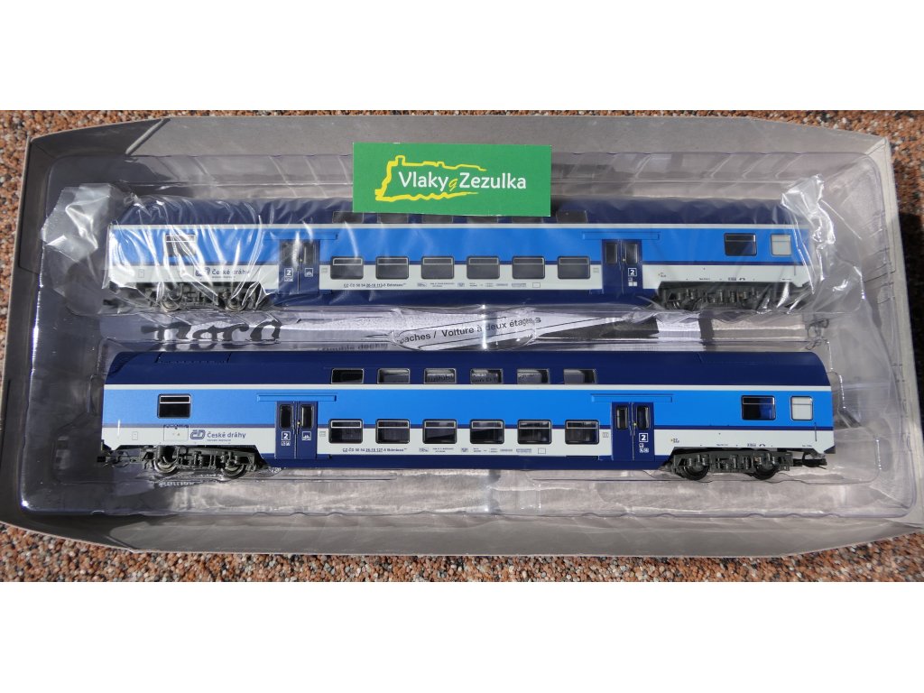 TT - Dvoupatrový vůz typ Bdmteeo / ČD - Roco 6280028