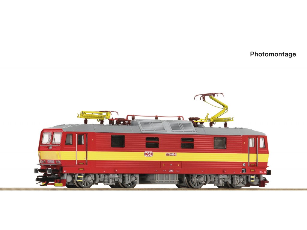 TT - Elektrická lokomotiva 372 008-3 ČSD / DCC zvuk - Roco 7590003