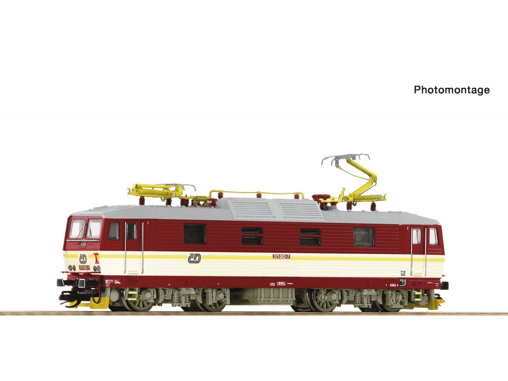 TT - Elektrická lokomotiva Bastard 371 002-7 ČSD - Roco 75890014