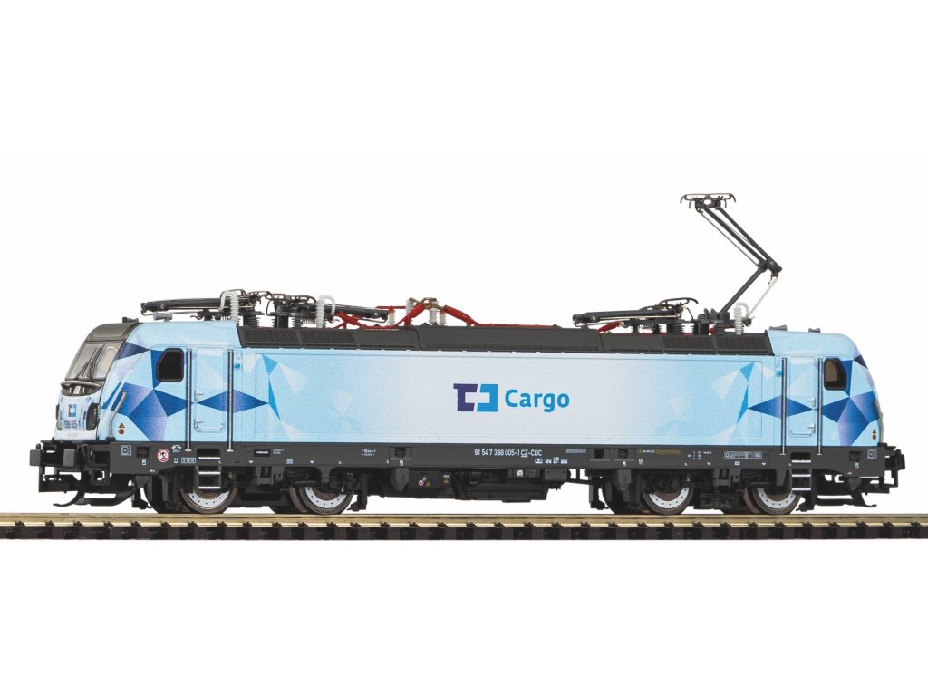 TT - Elektrická lokomotiva BR 388 CD Cargo / DCC zvuk - PIKO 47459