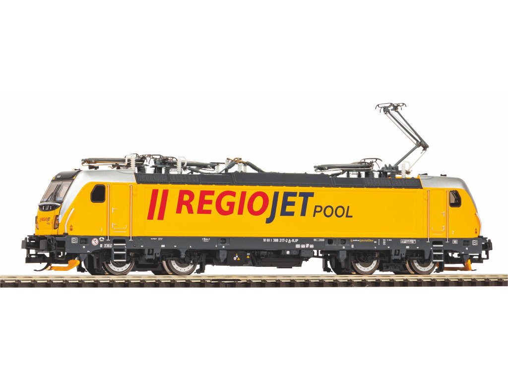 TT - Elektrická lokomotiva BR 388 Regiojet / DCC zvuk - PIKO 47805