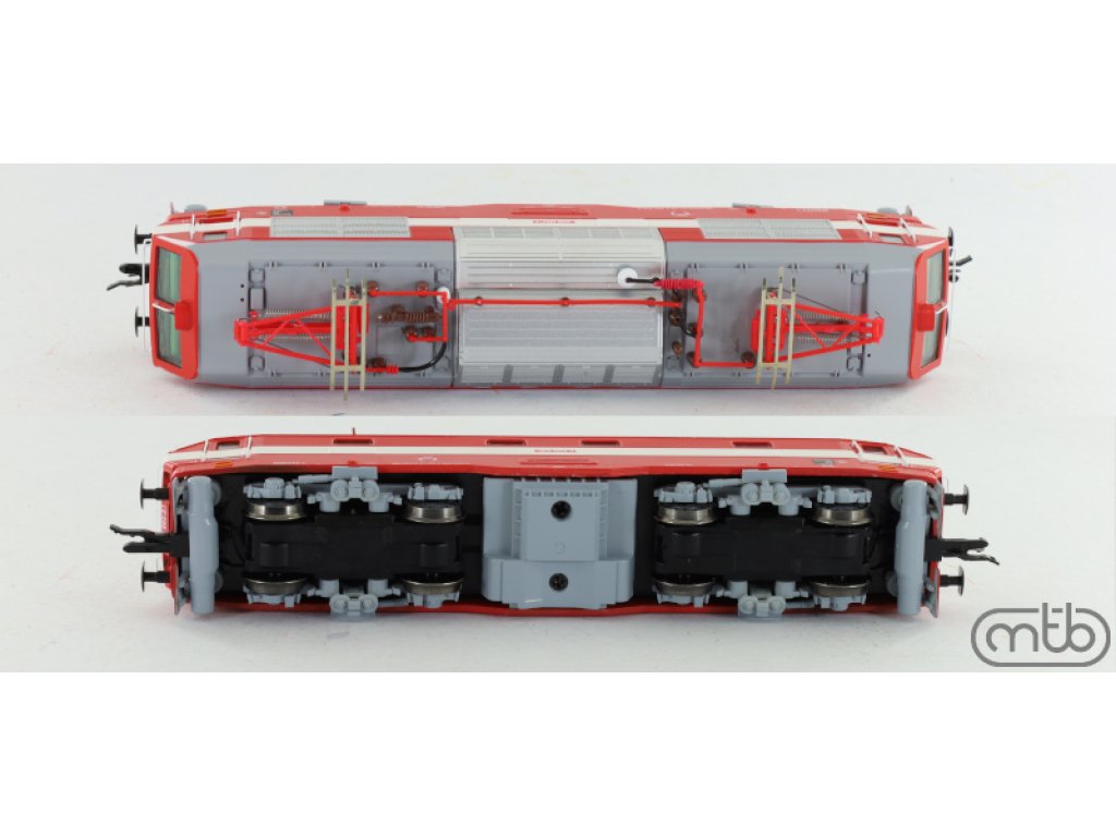 TT - Elektrická lokomotiva řady 350.002 Banán / ZZSR - mtb 350 002