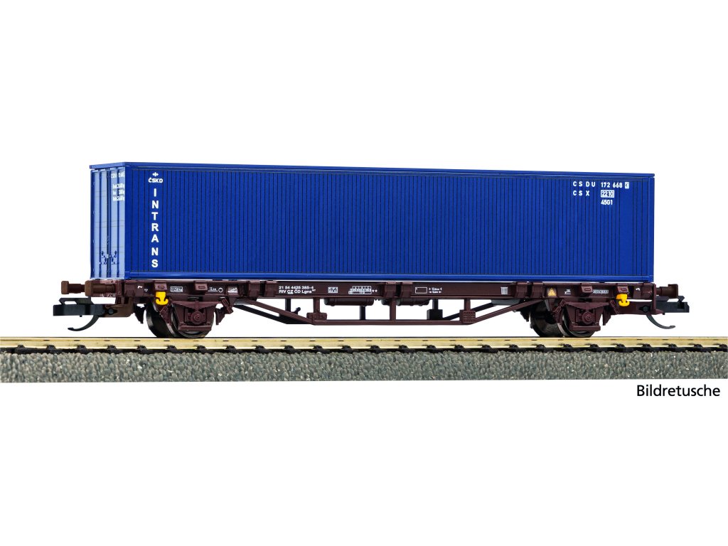 TT - Kontejnerový vůz 1x40 / Intrans ČD - PIKO 47728