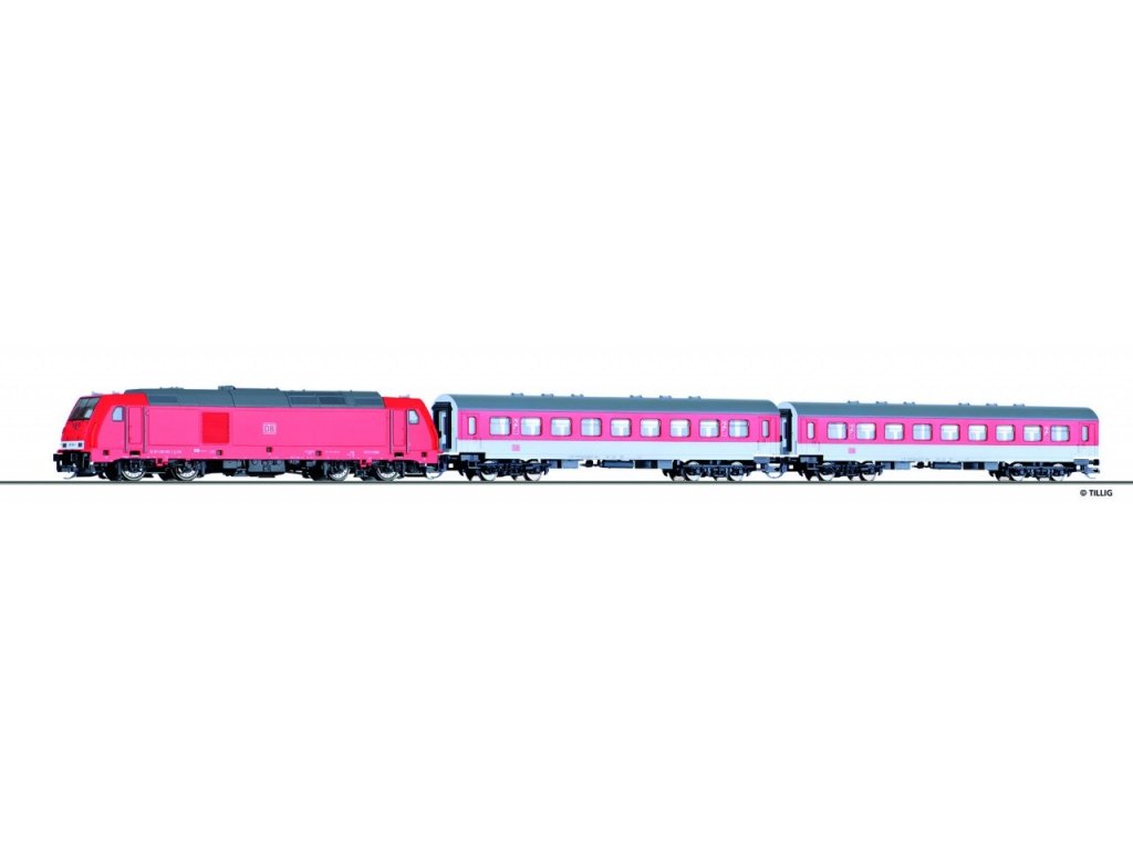 TT - Osobní set s lokomotivou BR285 - Tillig 01437