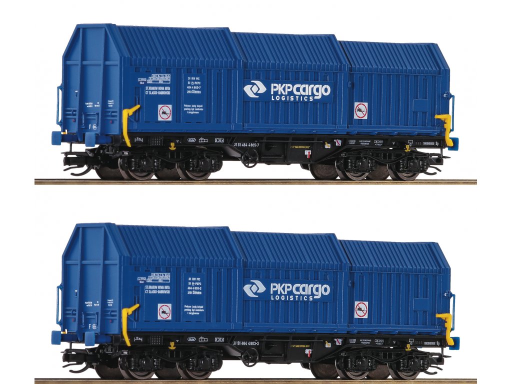 TT - Vagóny s posuvnou plachtou / PKP Cargo - Roco 6680008