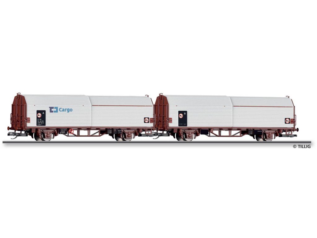 TT - Vůz s posuvnou stěnou ČD / typ Laails - Tillig 01071