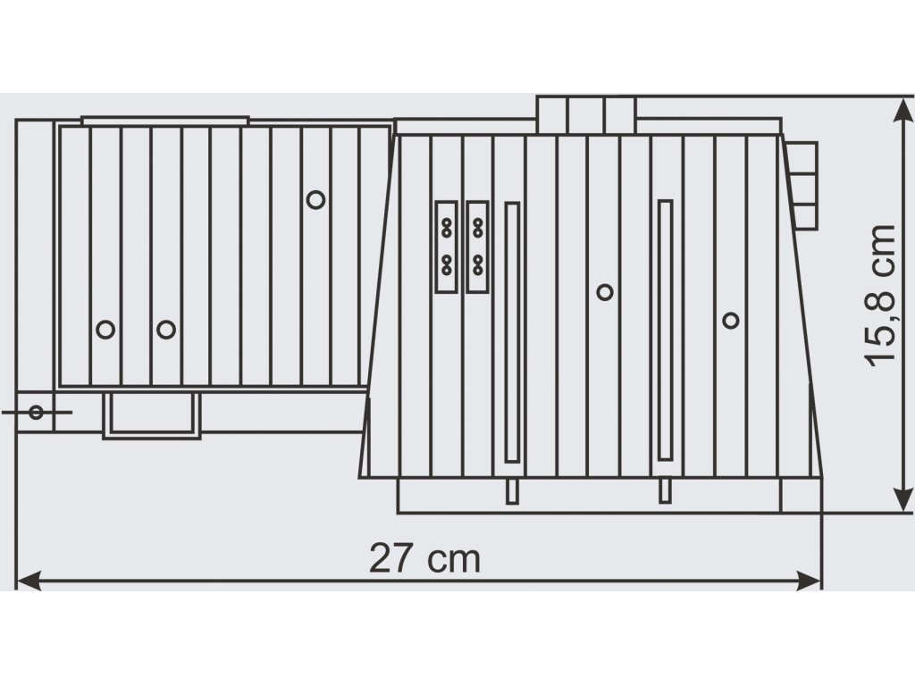 Vollmer 43635 - H0 McDonald`s fast food restaurant with McCafé